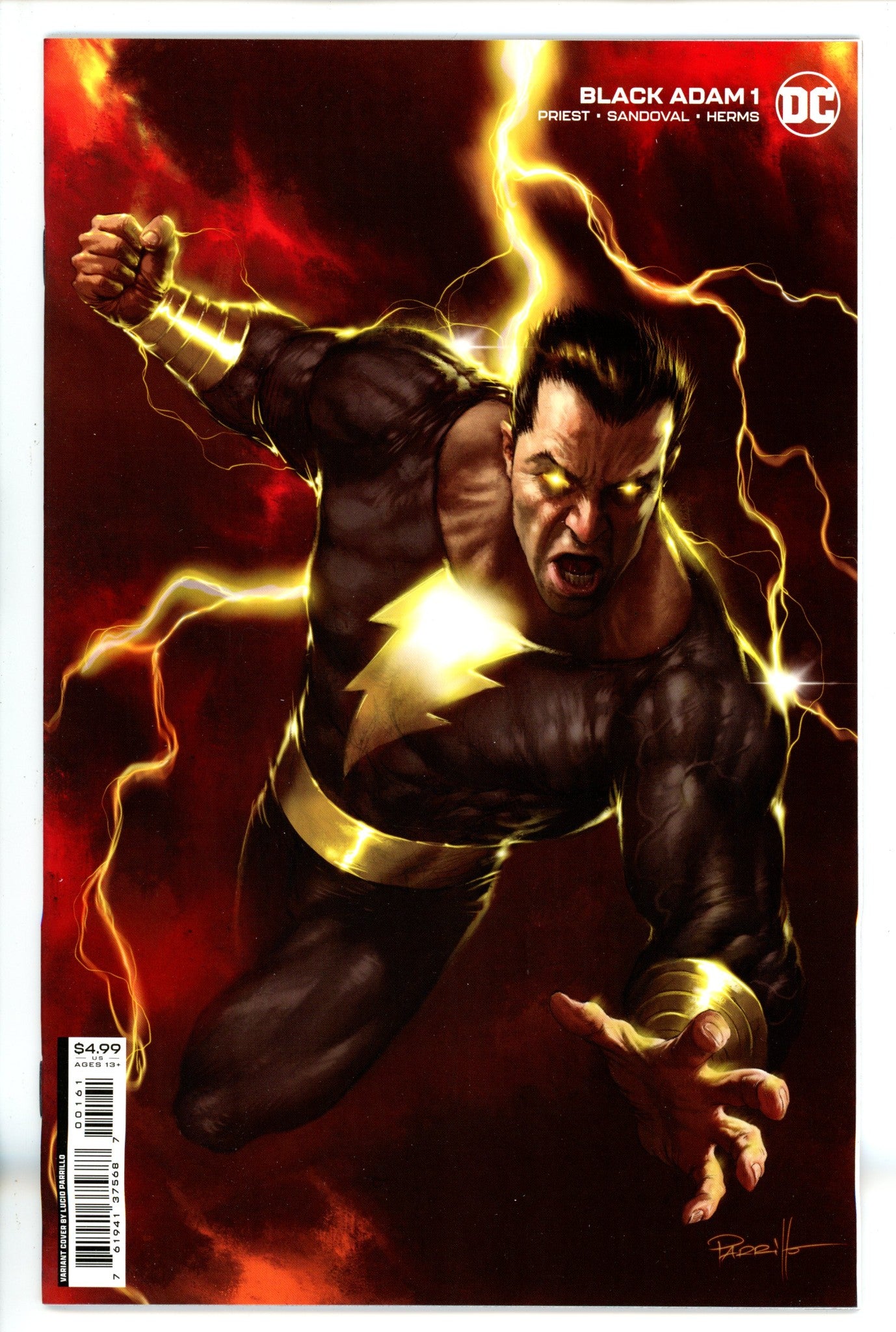 Black Adam 1 Parrillo Variant