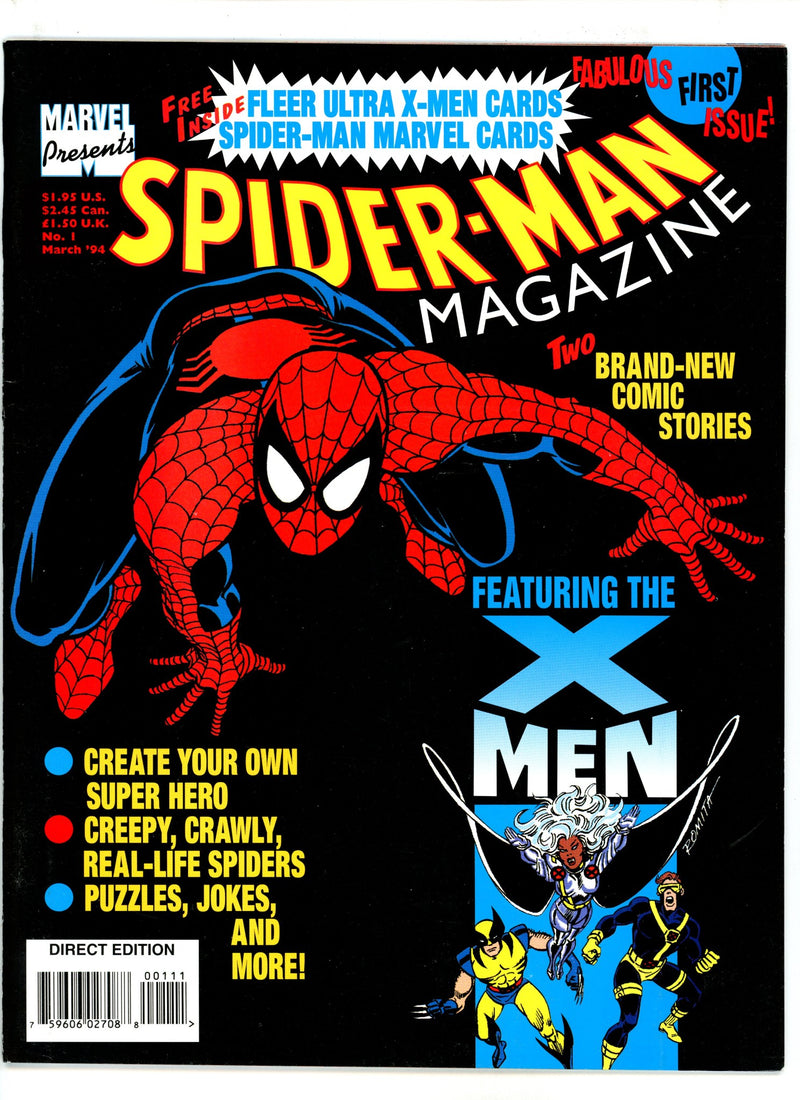 Spider-Man Magazine Vol 1 1 VF/NM