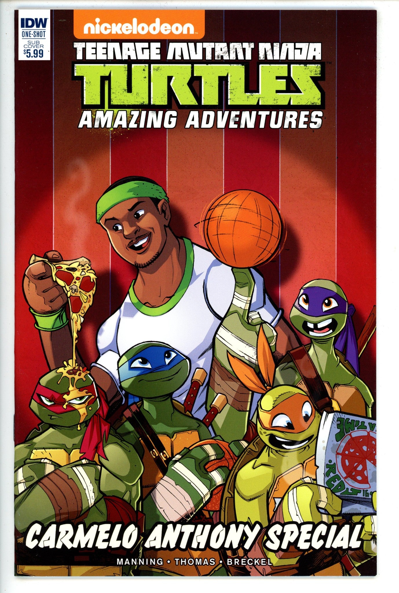 Teenage Mutant Ninja Turtles Amazing Adventures Carmelo Anthony Special [nn] Sommariva Variant