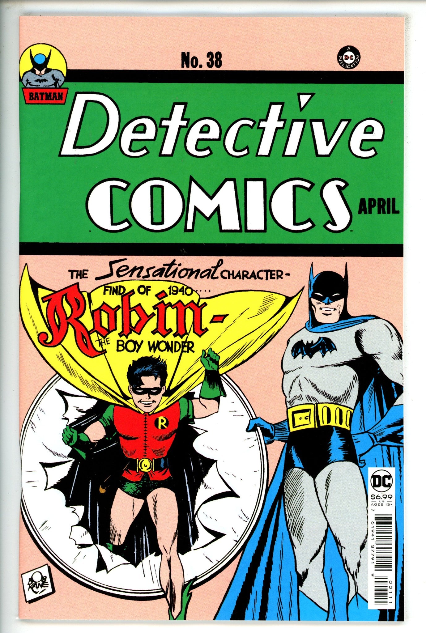 Detective Comics Vol 1 38 Facsimile (2022)
