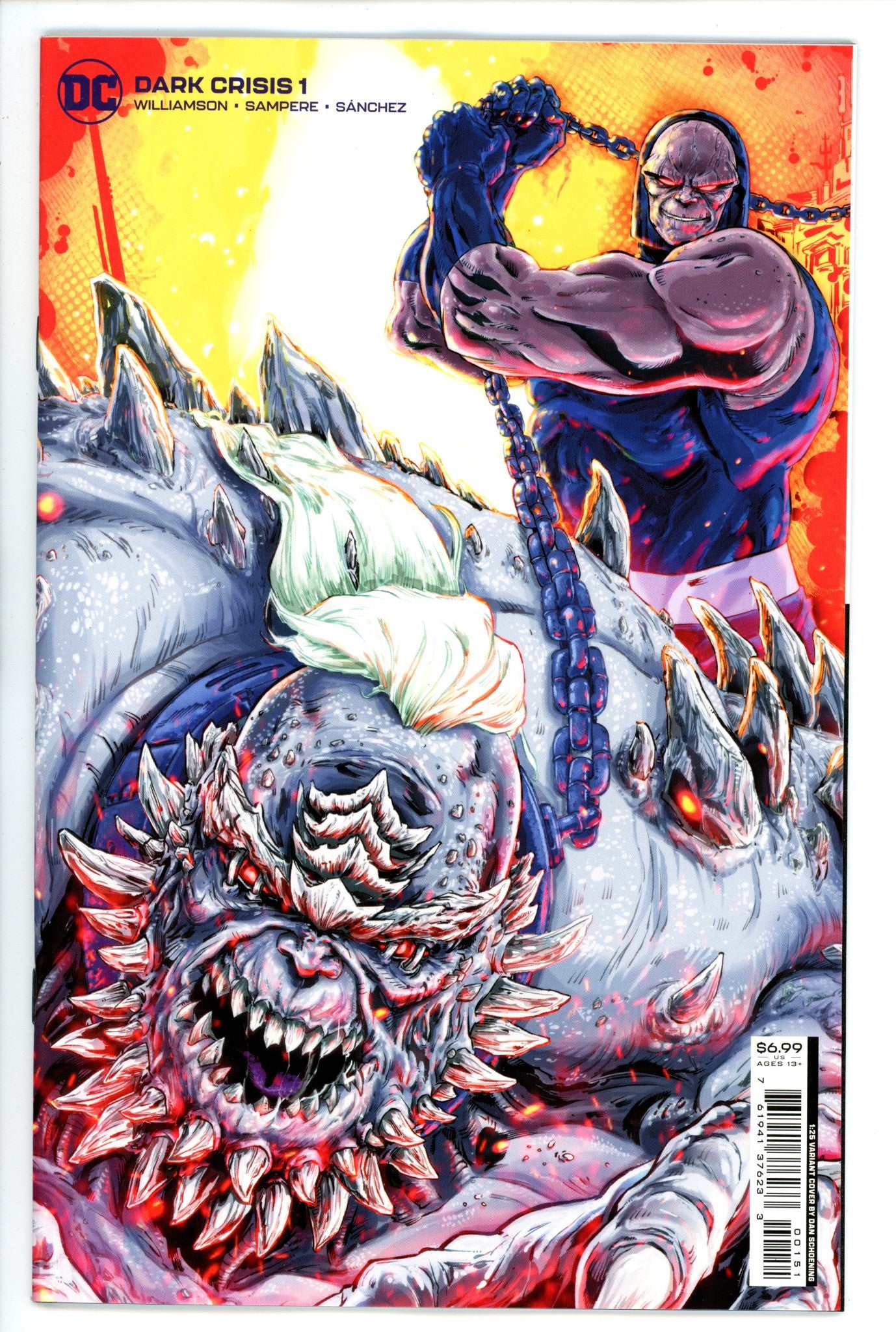 Dark Crisis 1 Schoening Variant NM+ (2022)