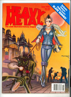 Heavy Metal Vol 1982 June Newsstand VF-