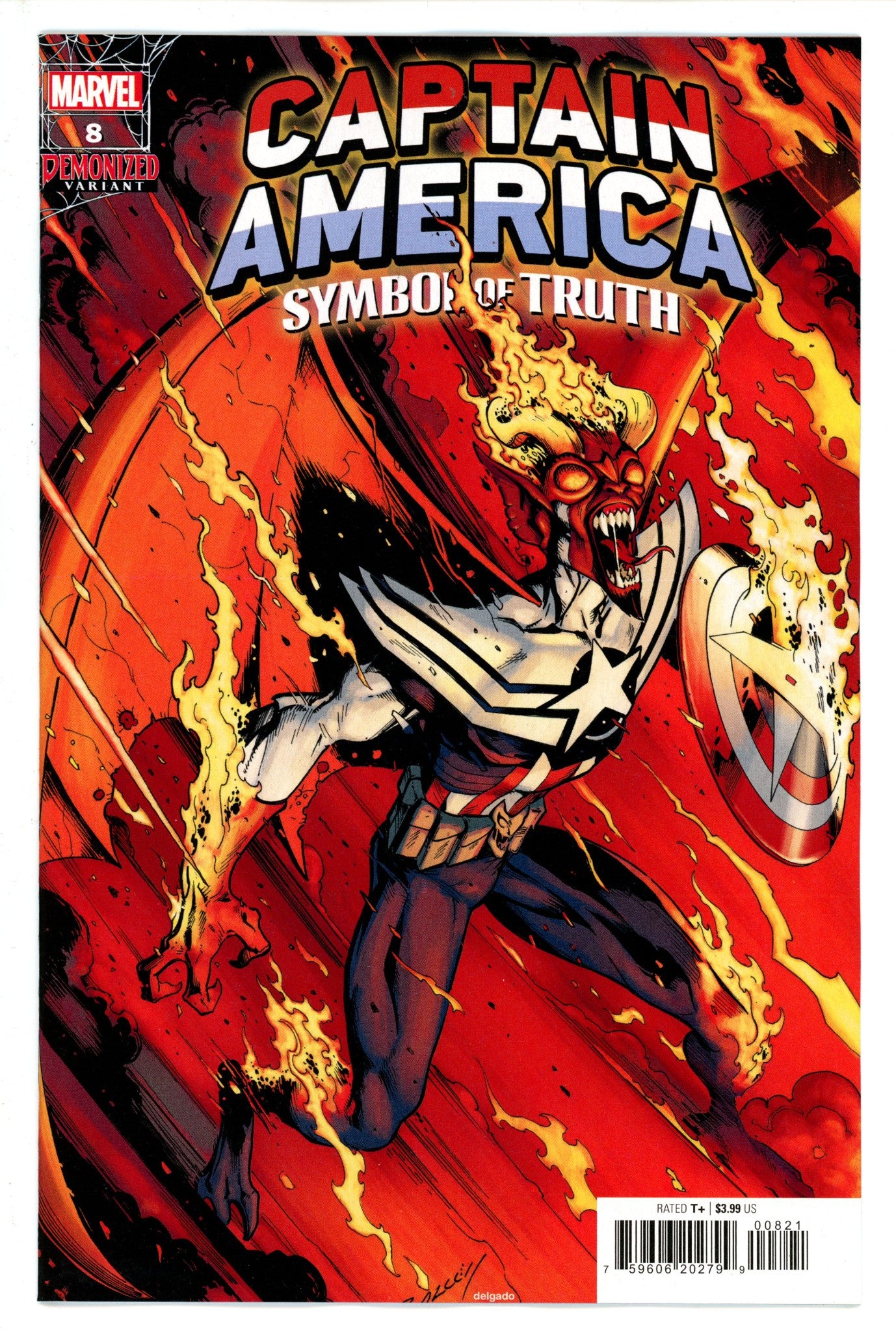 Captain America Synbol of Truth 8 Bagley Demonized Variant (2022)