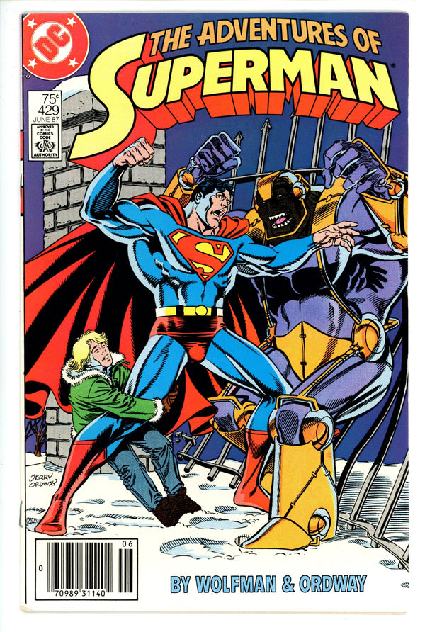 Adventures of Superman 429 Newsstand