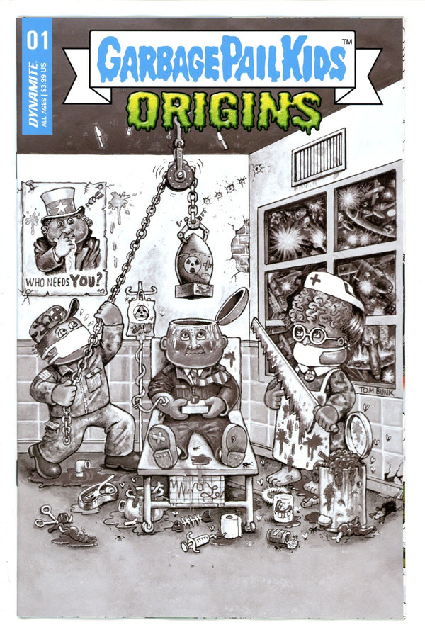 Garbage Pail Kids Origins 1 Bunk Variant (2022)