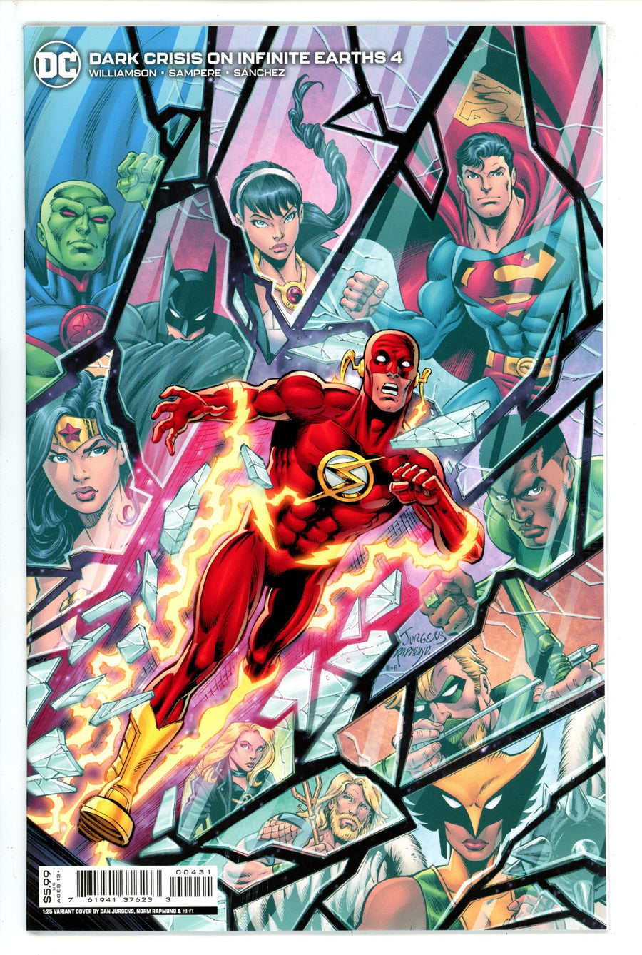 Dark Crisis on Infinite Earths 4 Jurgens Variant NM+ (2022)