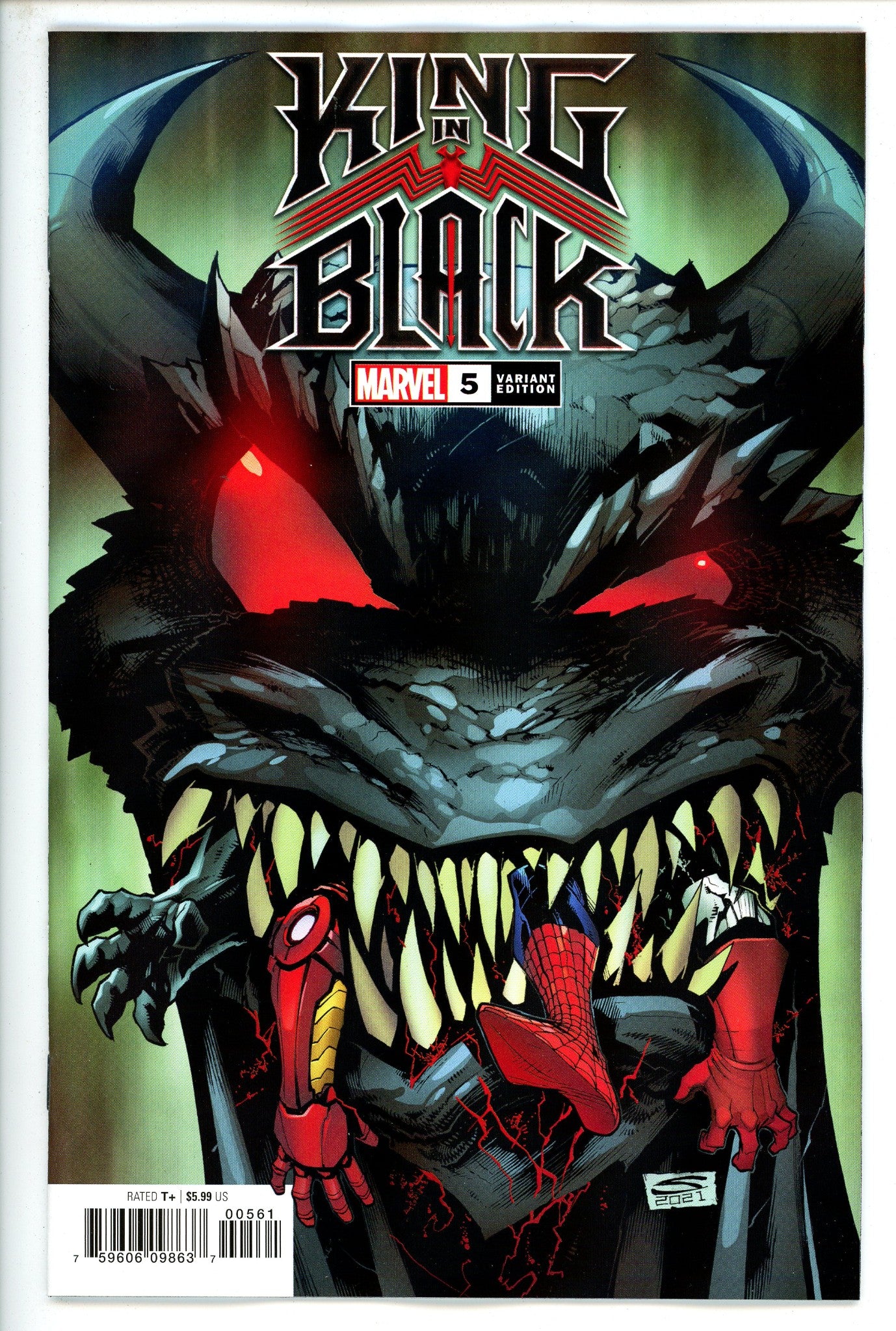 King in Black 5 Sandoval Variant NM+-Marvel-CaptCan Comics Inc