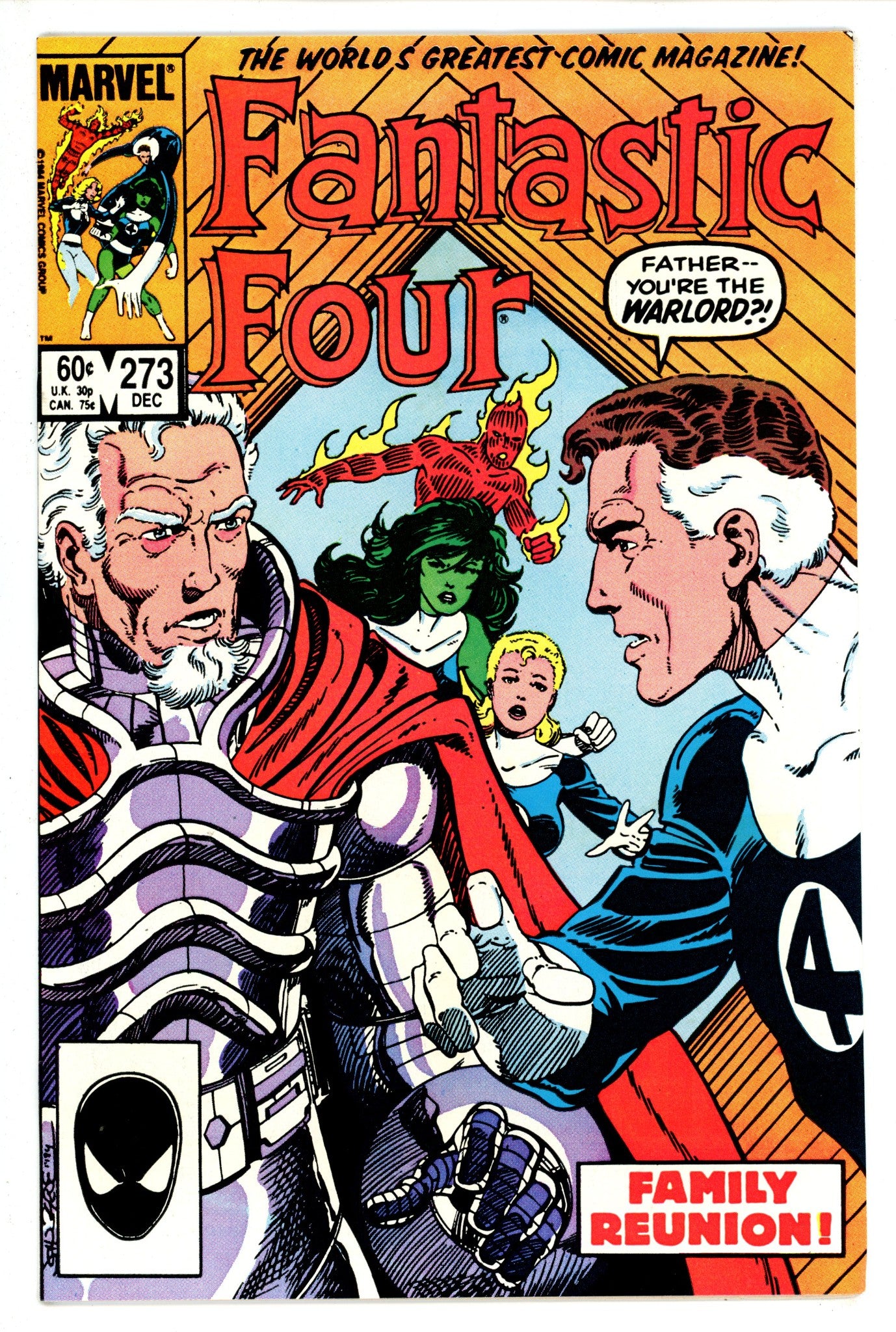 Fantastic Four Vol 1 273 NM- (1984)
