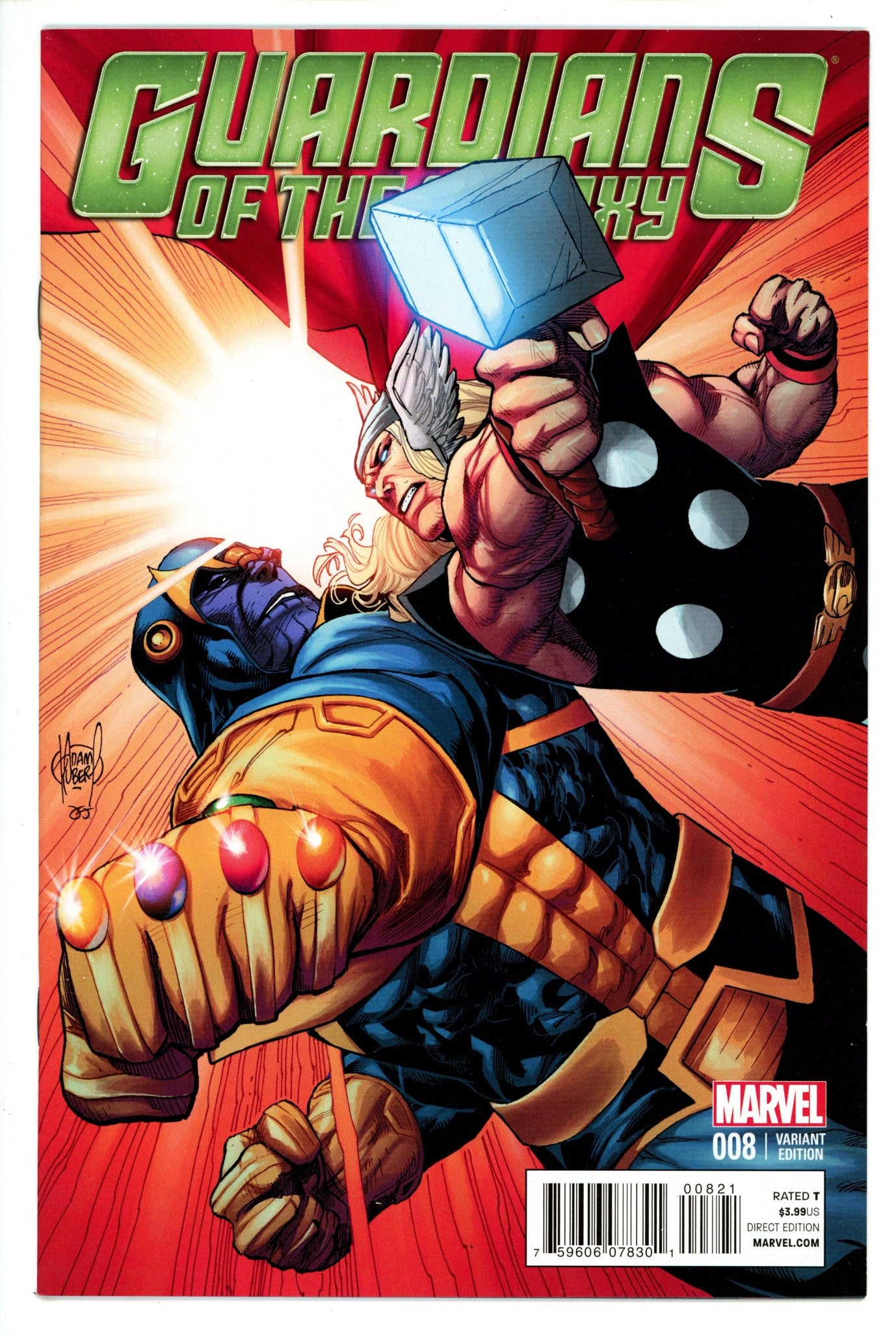 Guardians of the Galaxy Vol 3 8 Kubert Variant