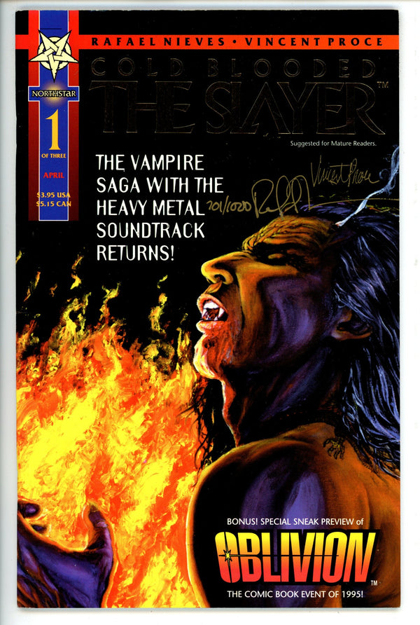 Cold Blooded The Slayer 1 Signed Gold Variant