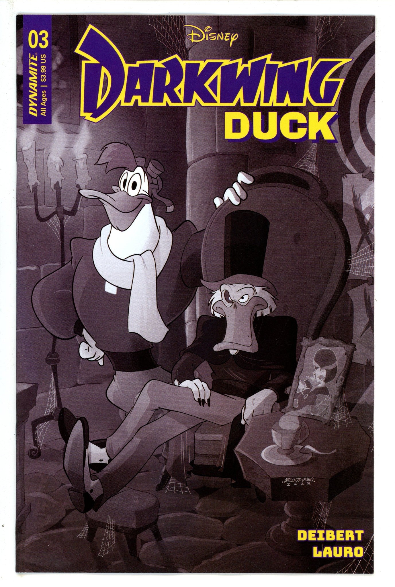 Darkwing Duck 3 Lauro B&W Incentive Variant (2023)