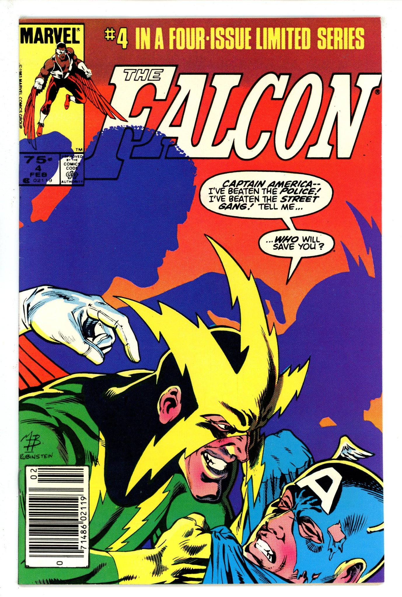 Falcon Vol 1 4 Canadian Price Variant NM- (1983)