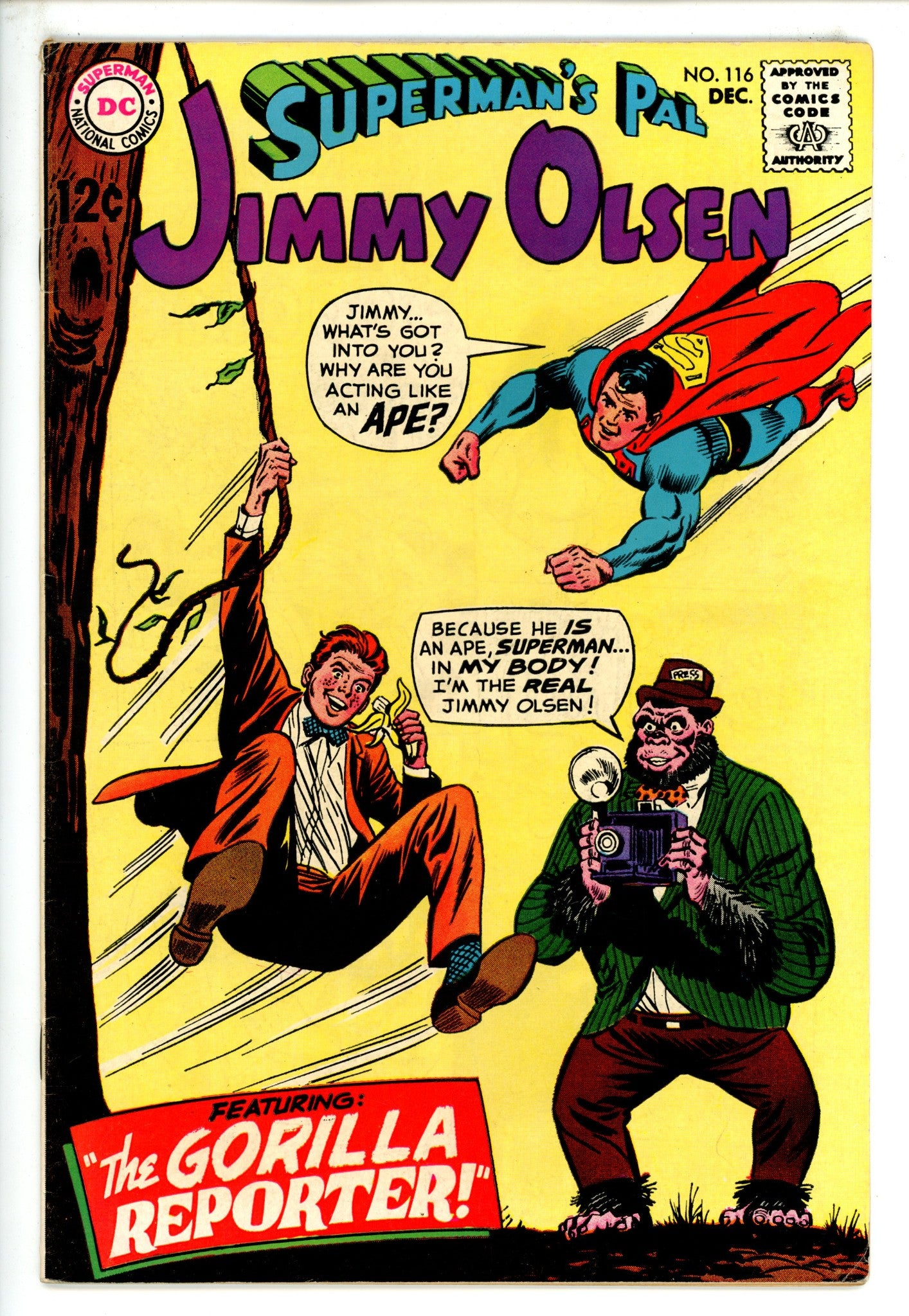 Superman's Pal, Jimmy Olsen 116 FN- (1968)