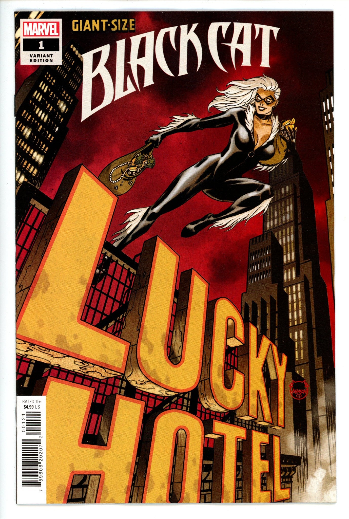 Giant Size Black Cat Infinity Score 1 Johnson Variant (2021)