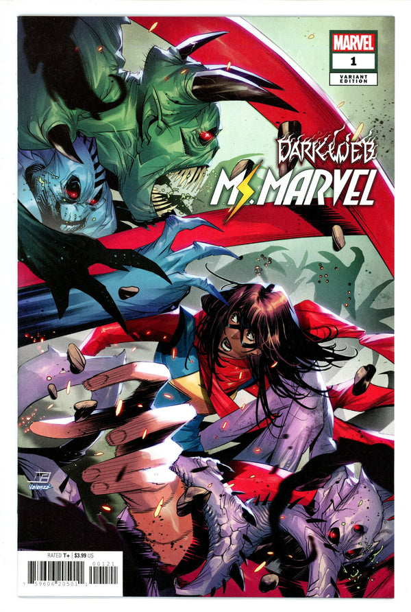 Dark Web Ms. Marvel 1 Vicenti Variant (2022)