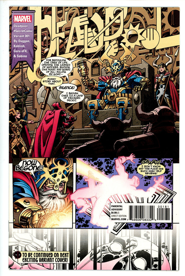 Deadpool Vol 5 1 Koblish Variant