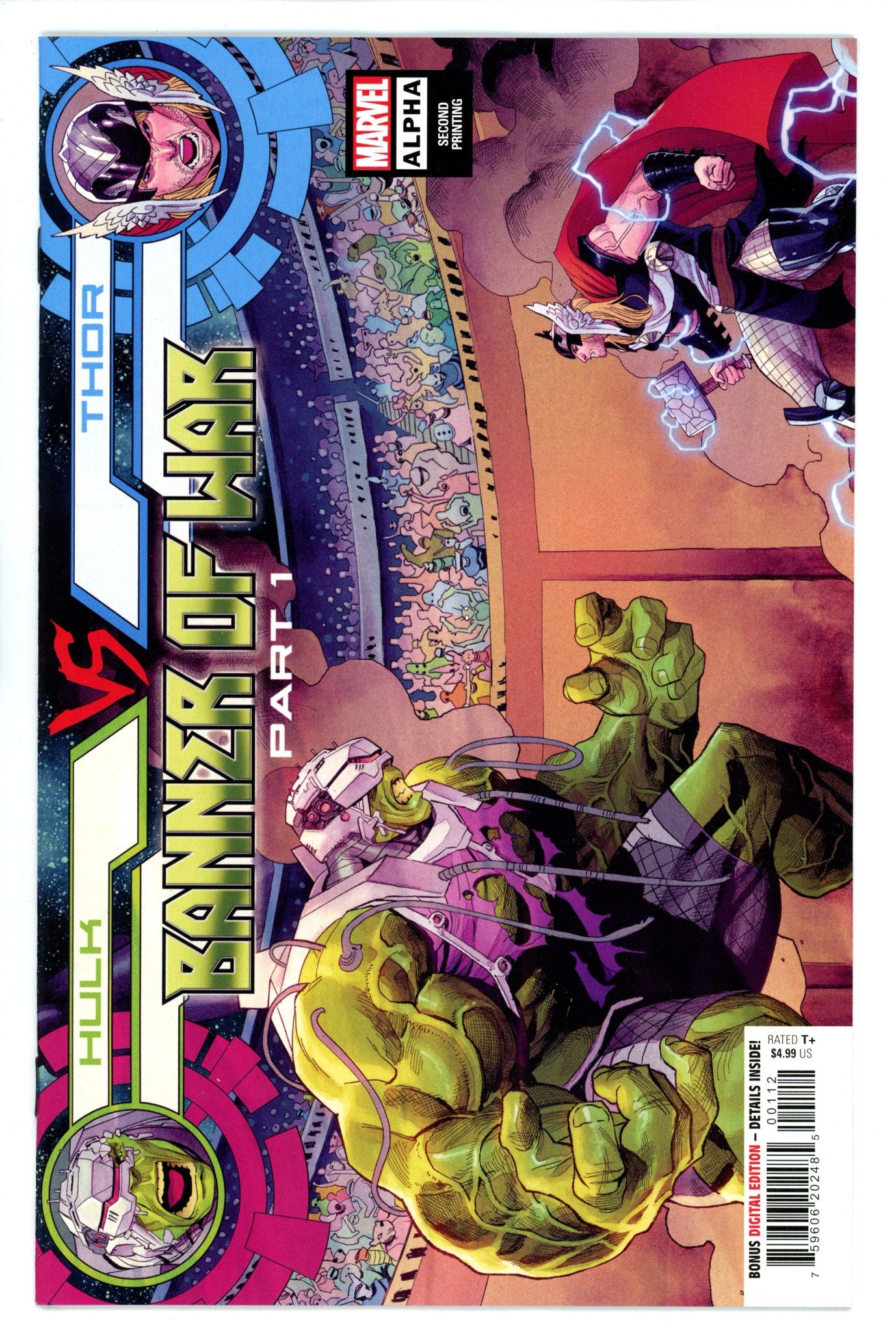 Hulk vs Thor Banner War Alpha 1 2nd Print (2022)