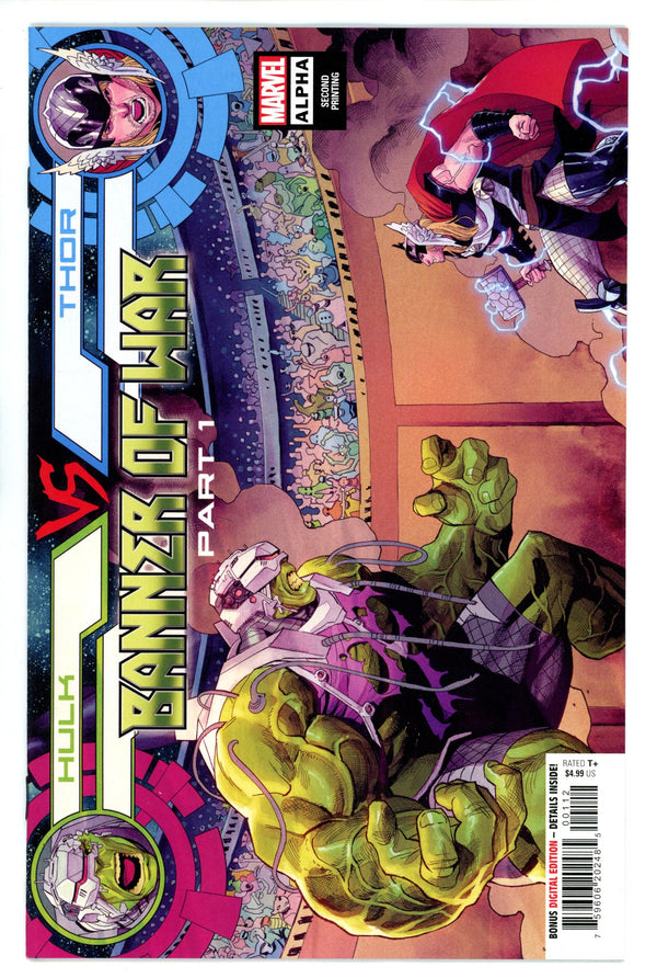 Hulk vs Thor Banner War Alpha 1 2nd Print (2022)