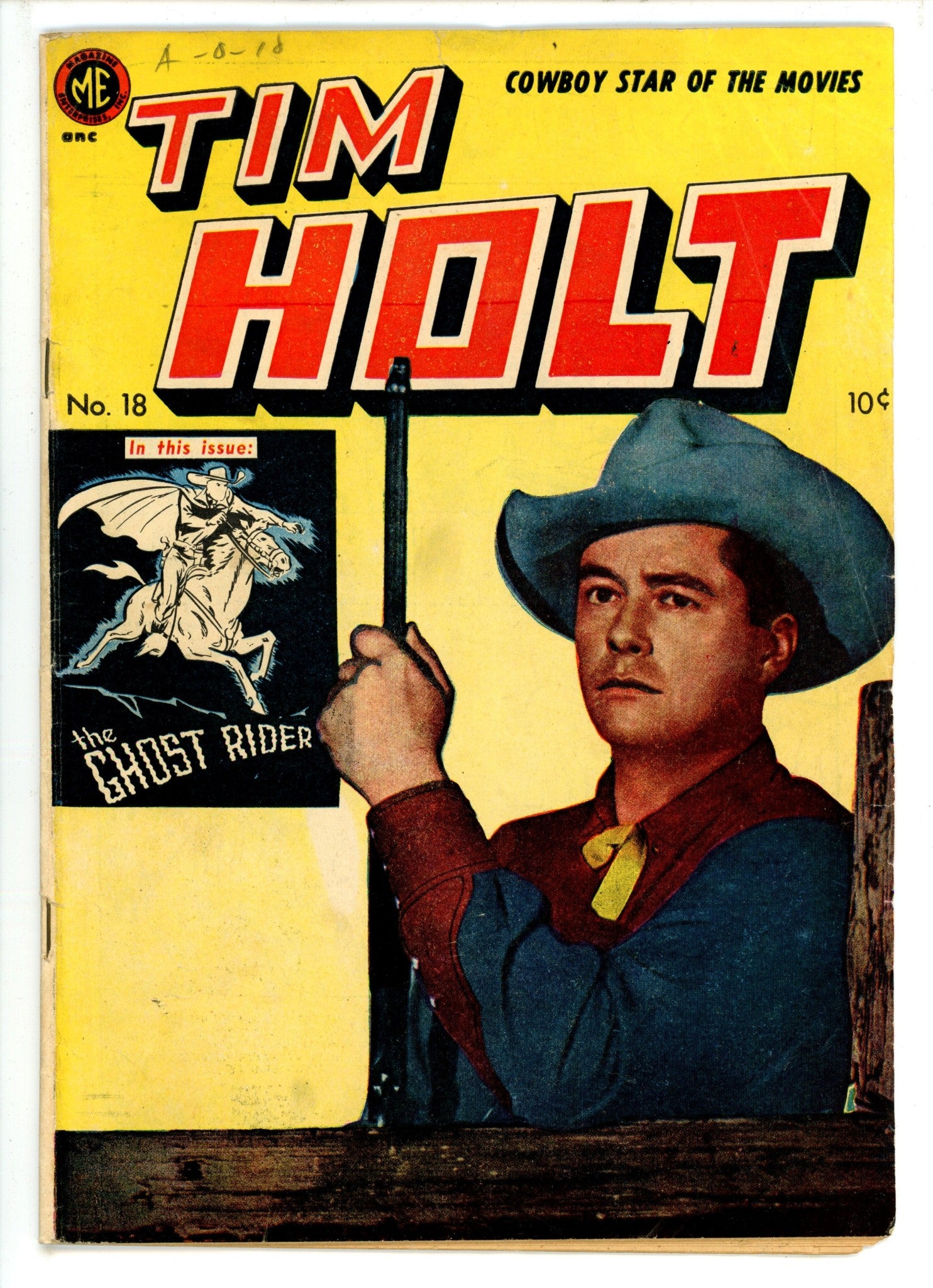 Tim Holt 18 Canadian Price Variant VG (1950)