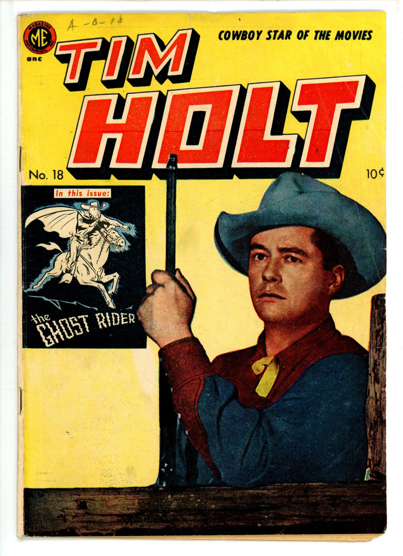 Tim Holt 18 Canadian Price Variant VG (1950)