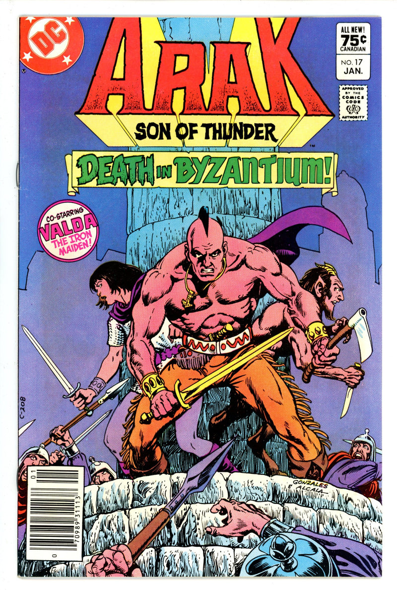 Arak / Son of Thunder 17 Canadian Price Variant VF- (1982)