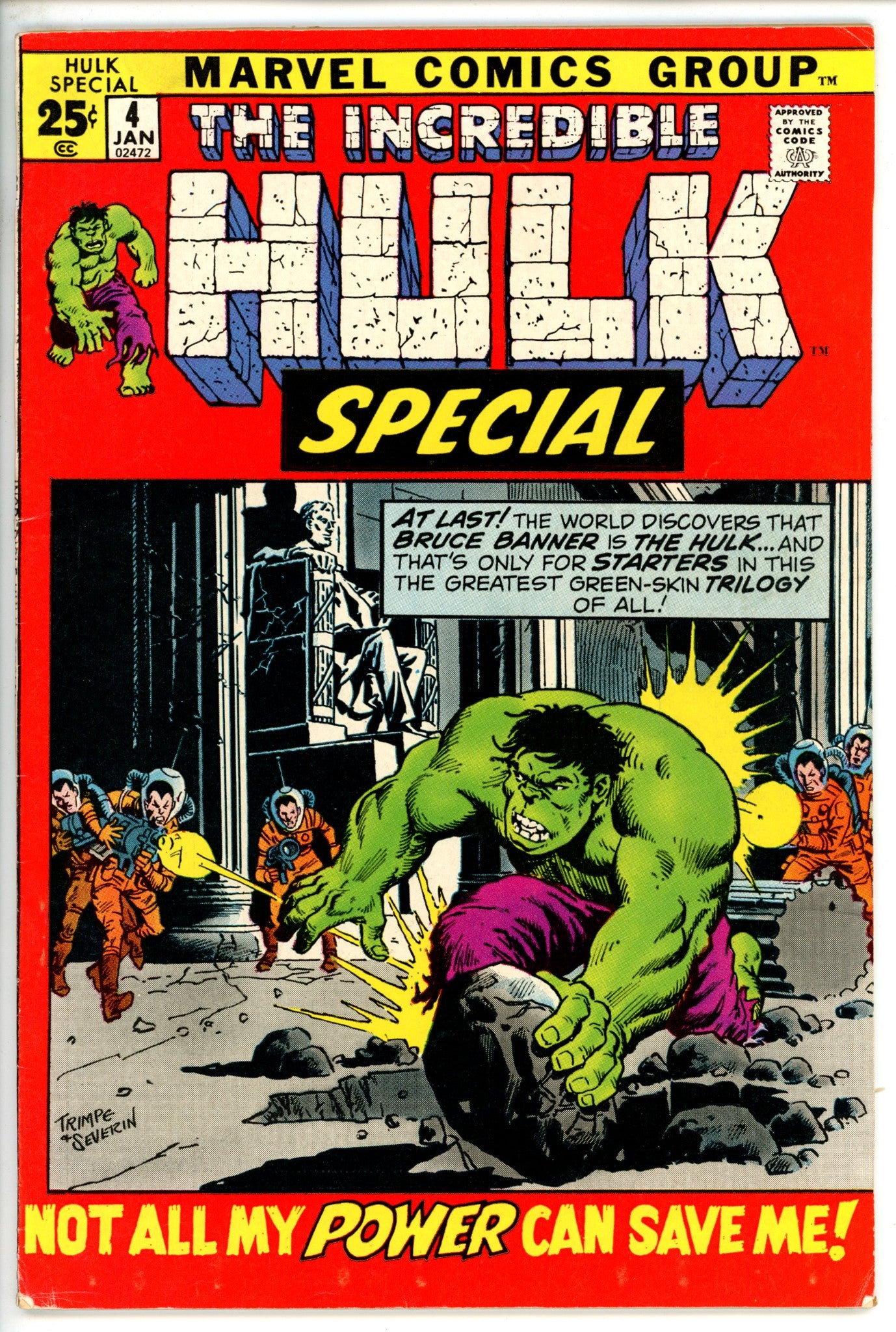 The Incredible Hulk Special 4 FN (1972)