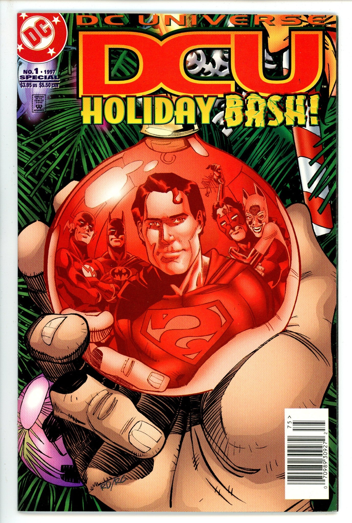 DCU Holiday Bash II [nn] Newsstand VF+ (1997)