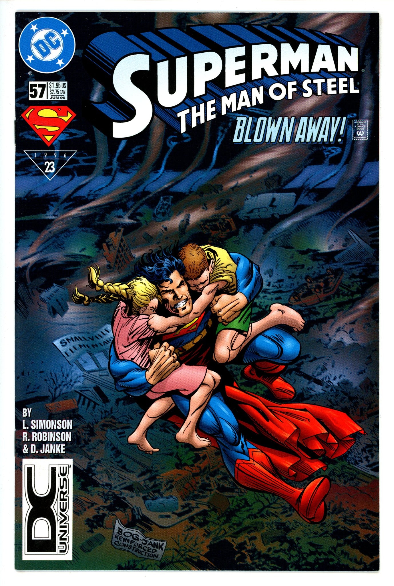 Superman: The Man of Steel 57 DC Universe Logo VF/NM