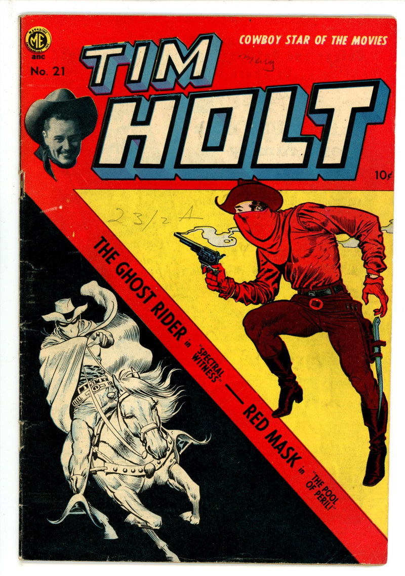 Tim Holt 21 Canadian Price Variant FN- (1951)