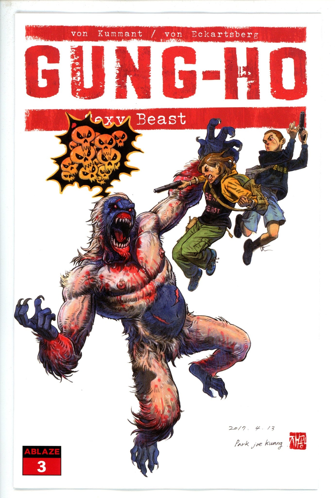 Gung Ho Sexy Beast 3 Variant-Ablaze-CaptCan Comics Inc