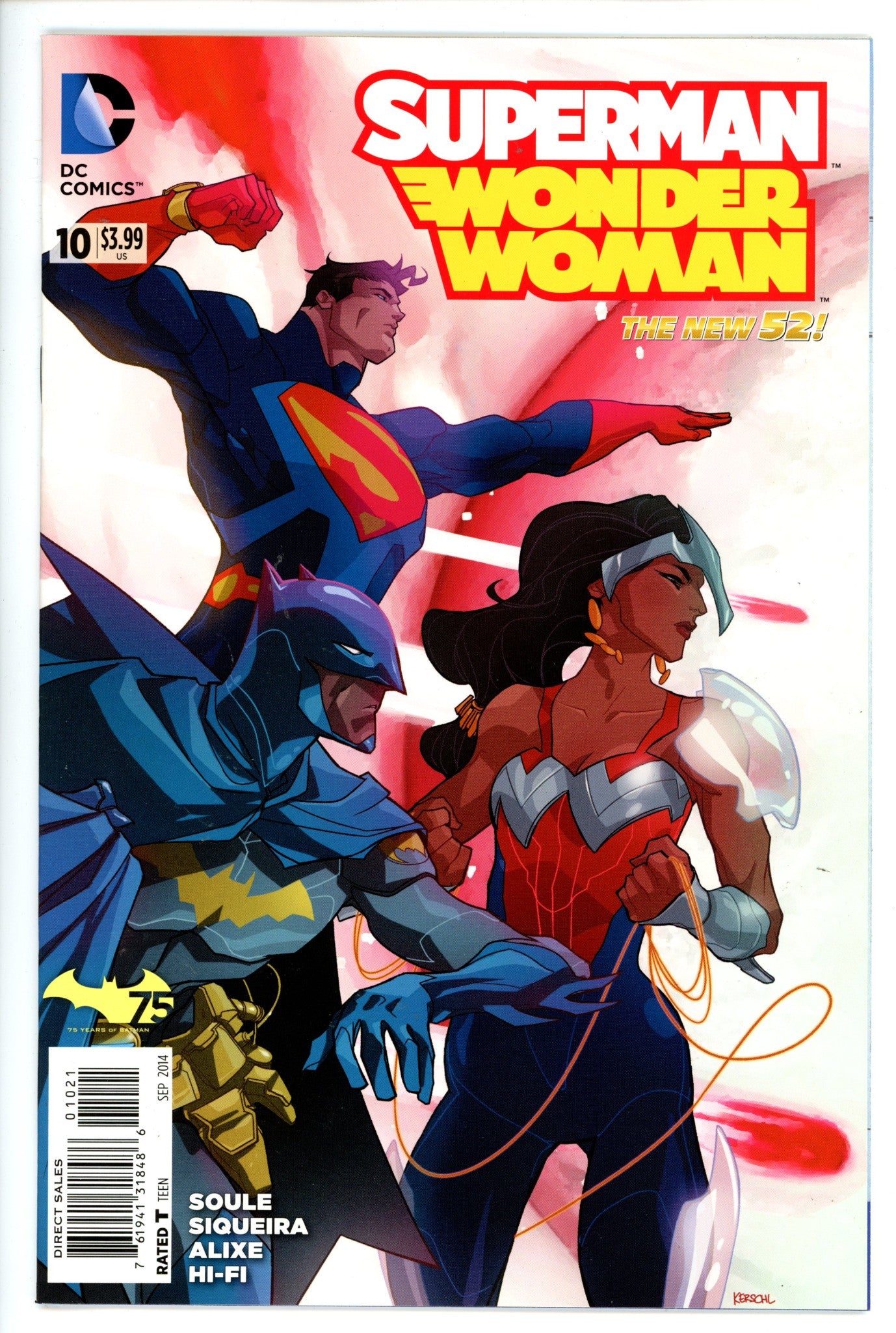 Superman / Wonder Woman 10 Kerschl Variant