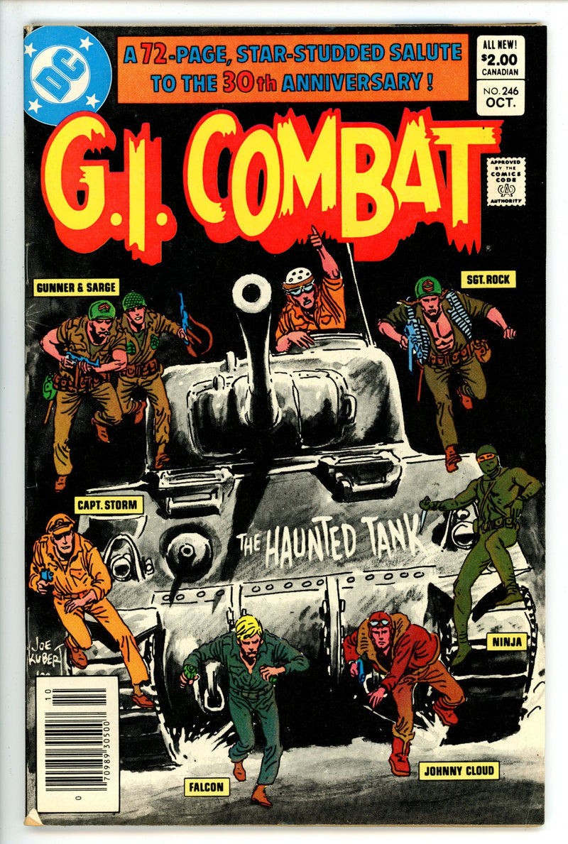 G.I. Combat 246 Canadian Price Variant FN- (1982)