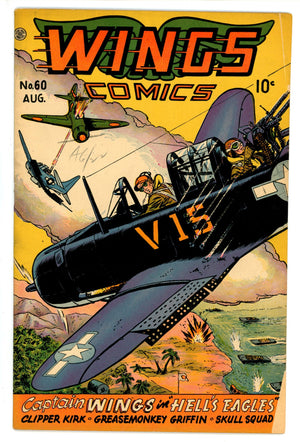 Wings Comics 60 VG+ (1945)