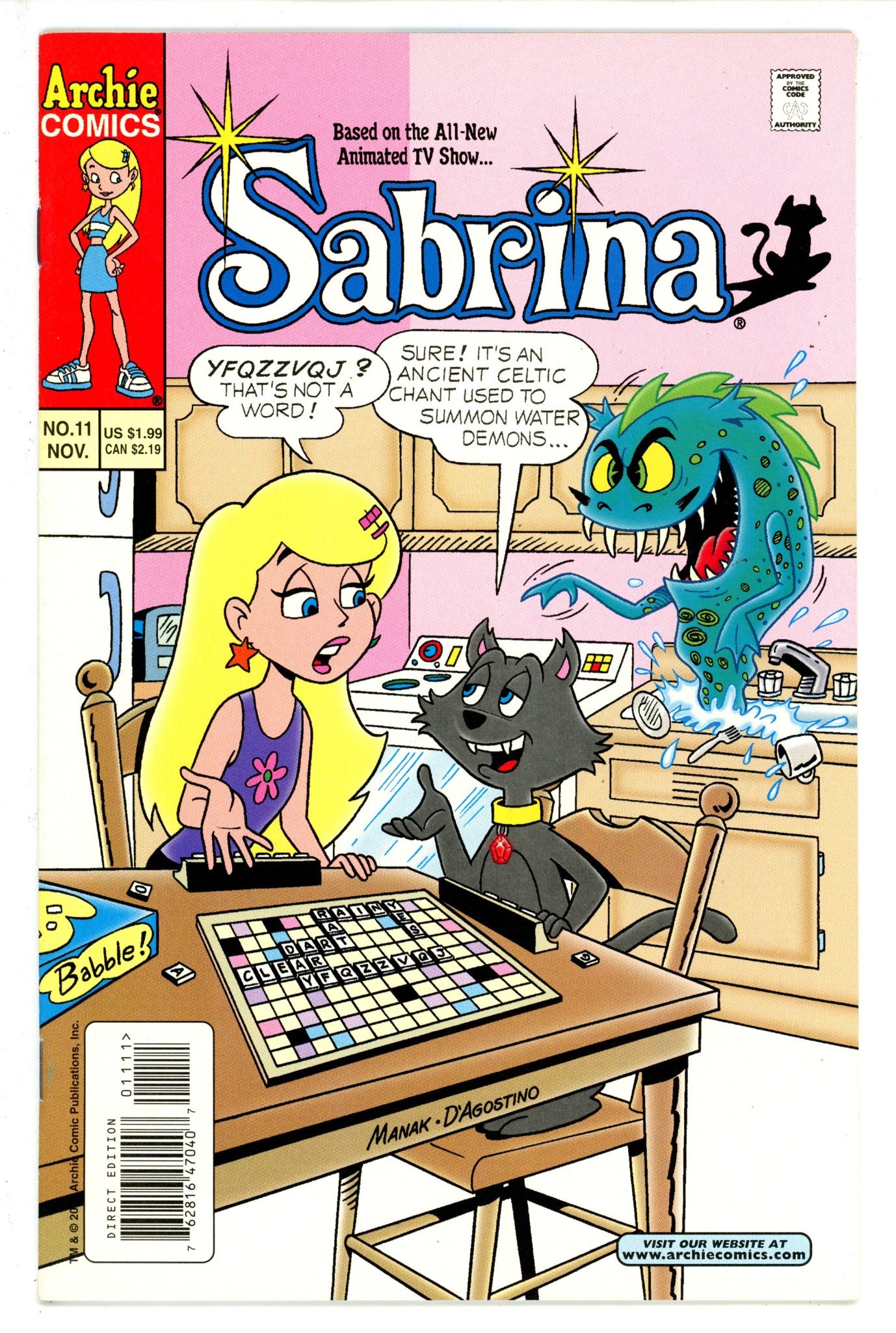 Sabrina Vol 3 11 VF/NM