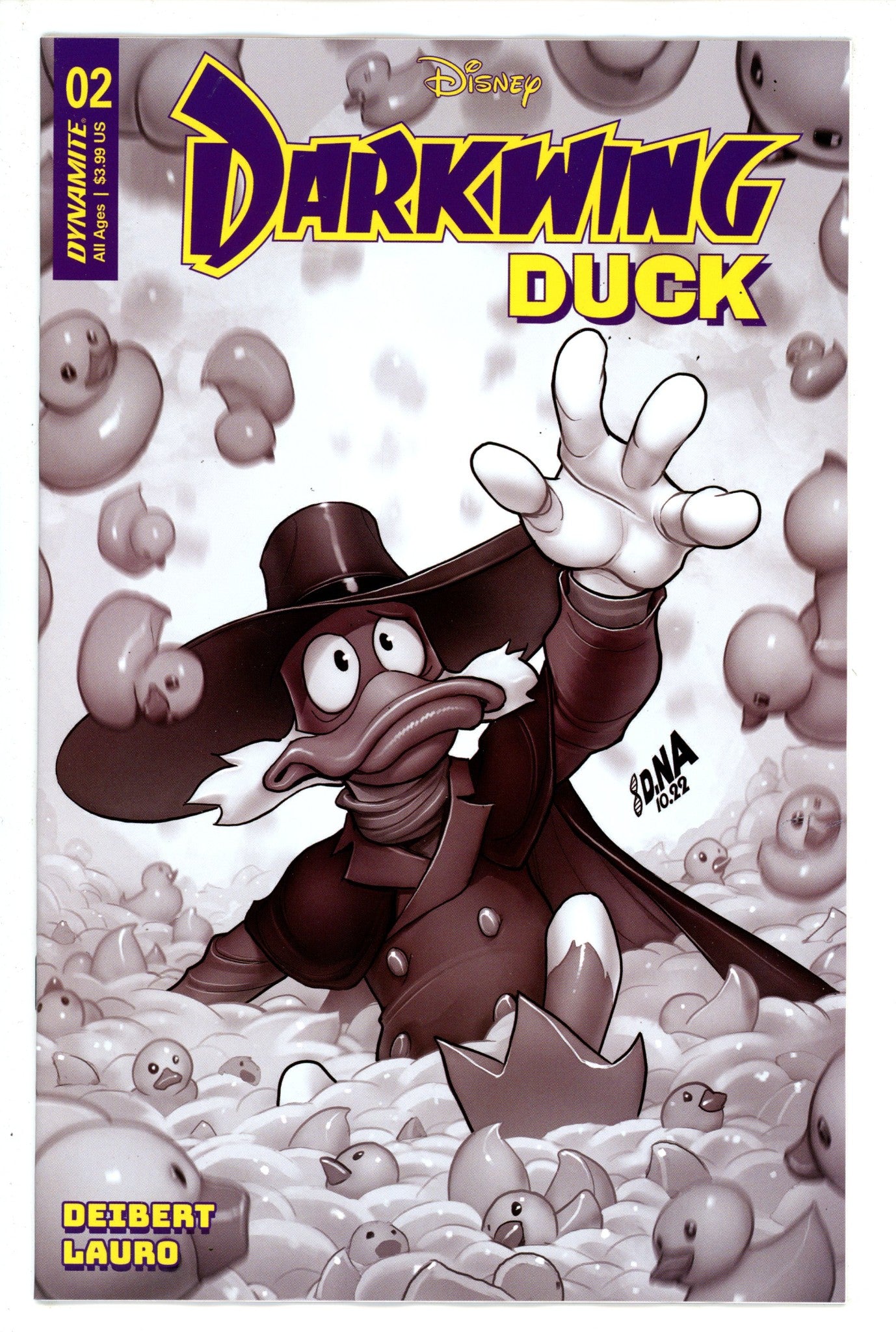 Darkwing Duck 2 Nakayama B&W Incentive Variant (2023)