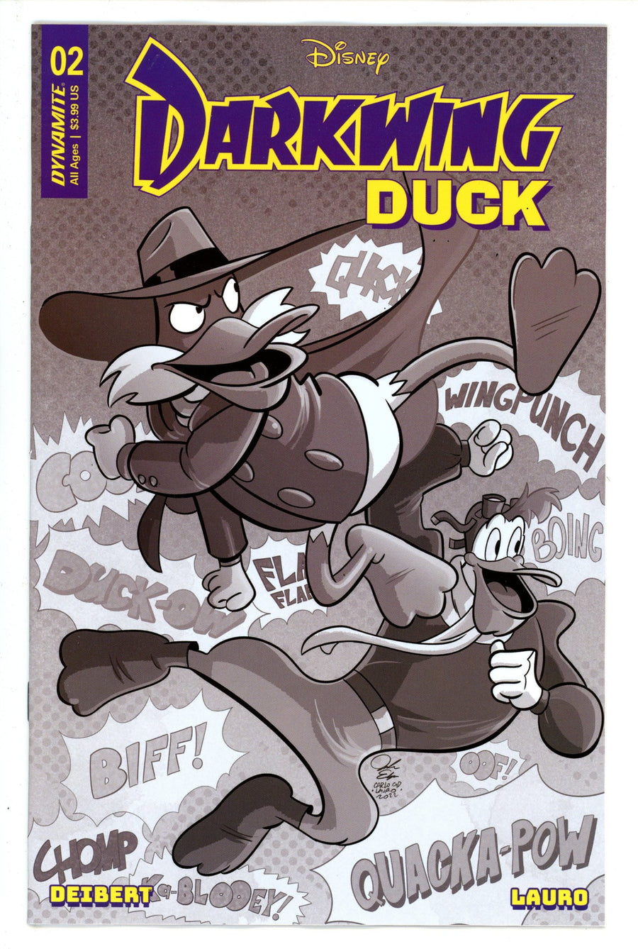 Darkwing Duck 2 Edgar B&W Incentive Variant (2023)