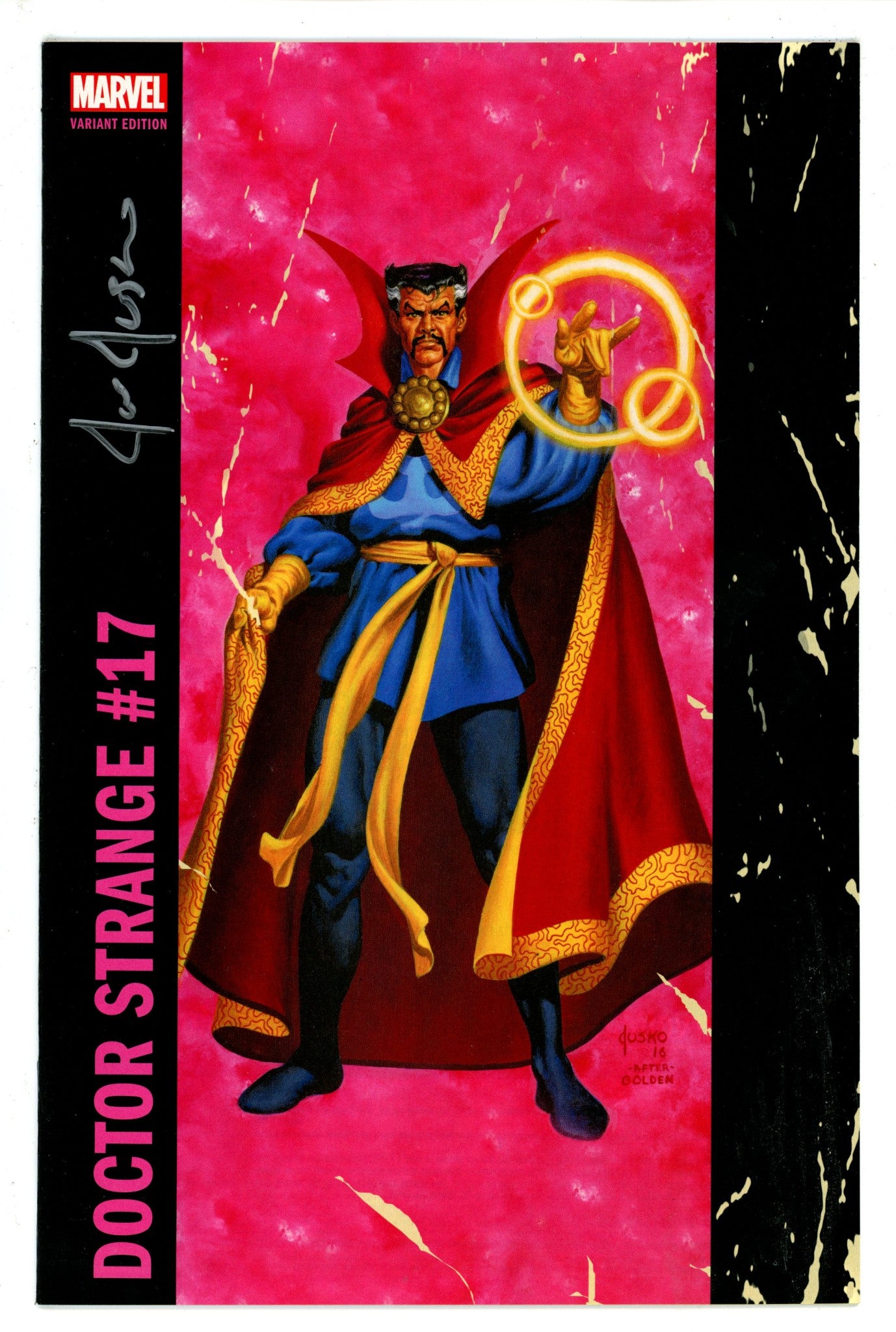 Doctor Strange Vol 4 17 Variant Signed Jusko NM-