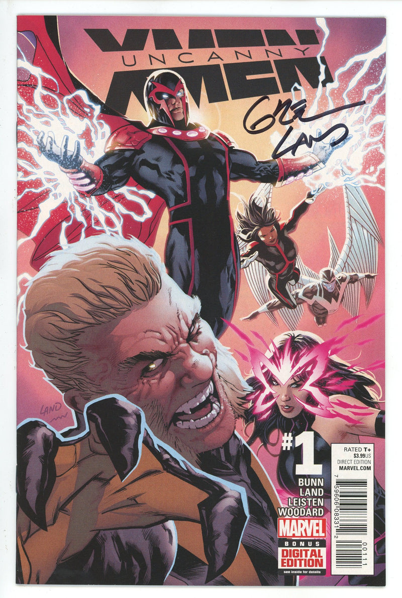Uncanny X-Men Vol 4 1 Signed Land