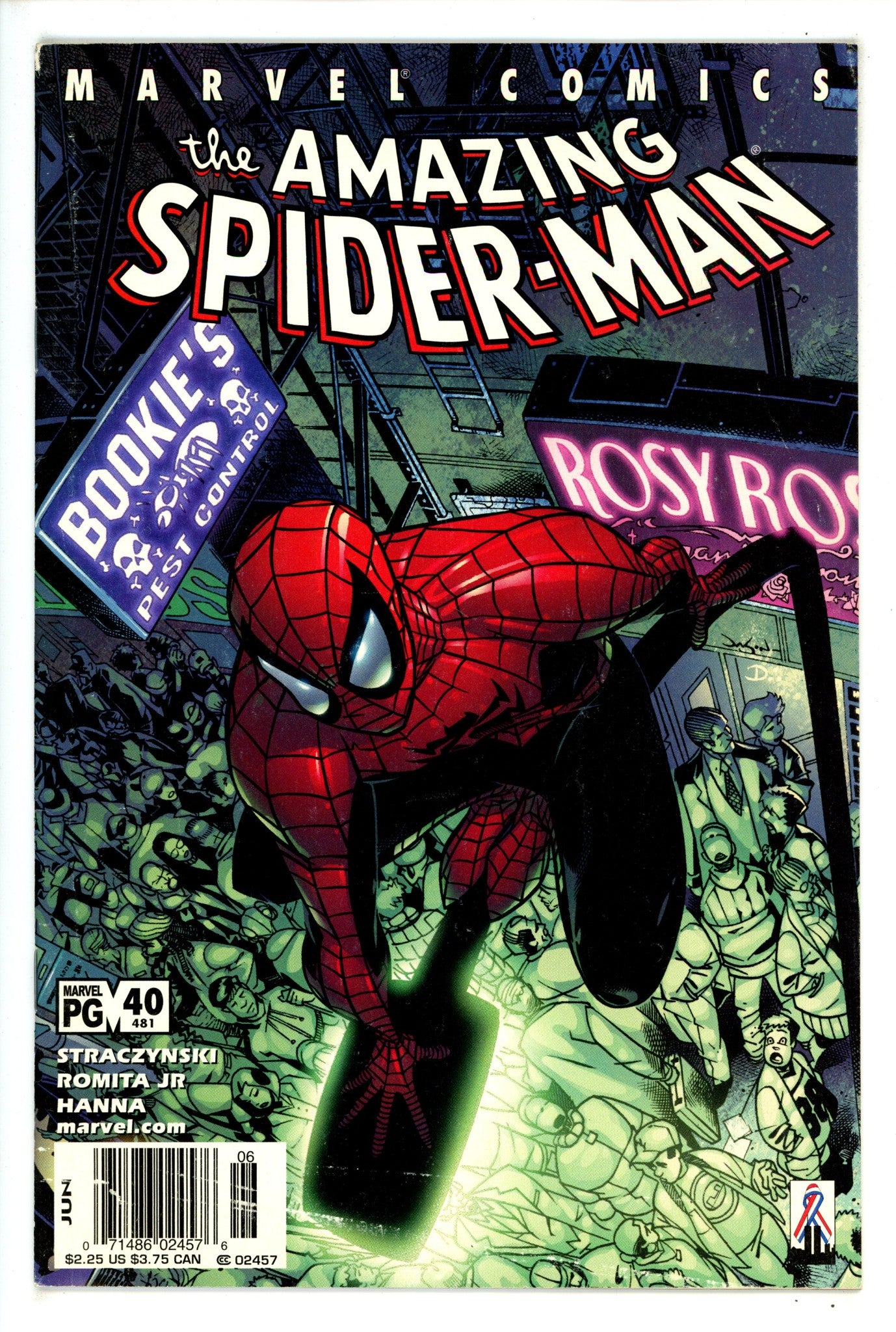 The Amazing Spider-Man Vol 2 40 (481) Newsstand