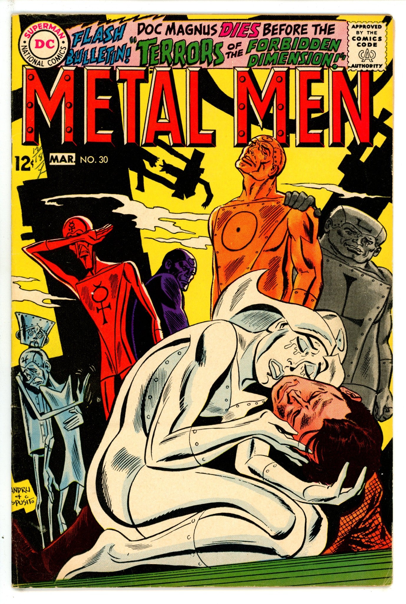 Metal Men Vol 1 30 VG+ (1968)