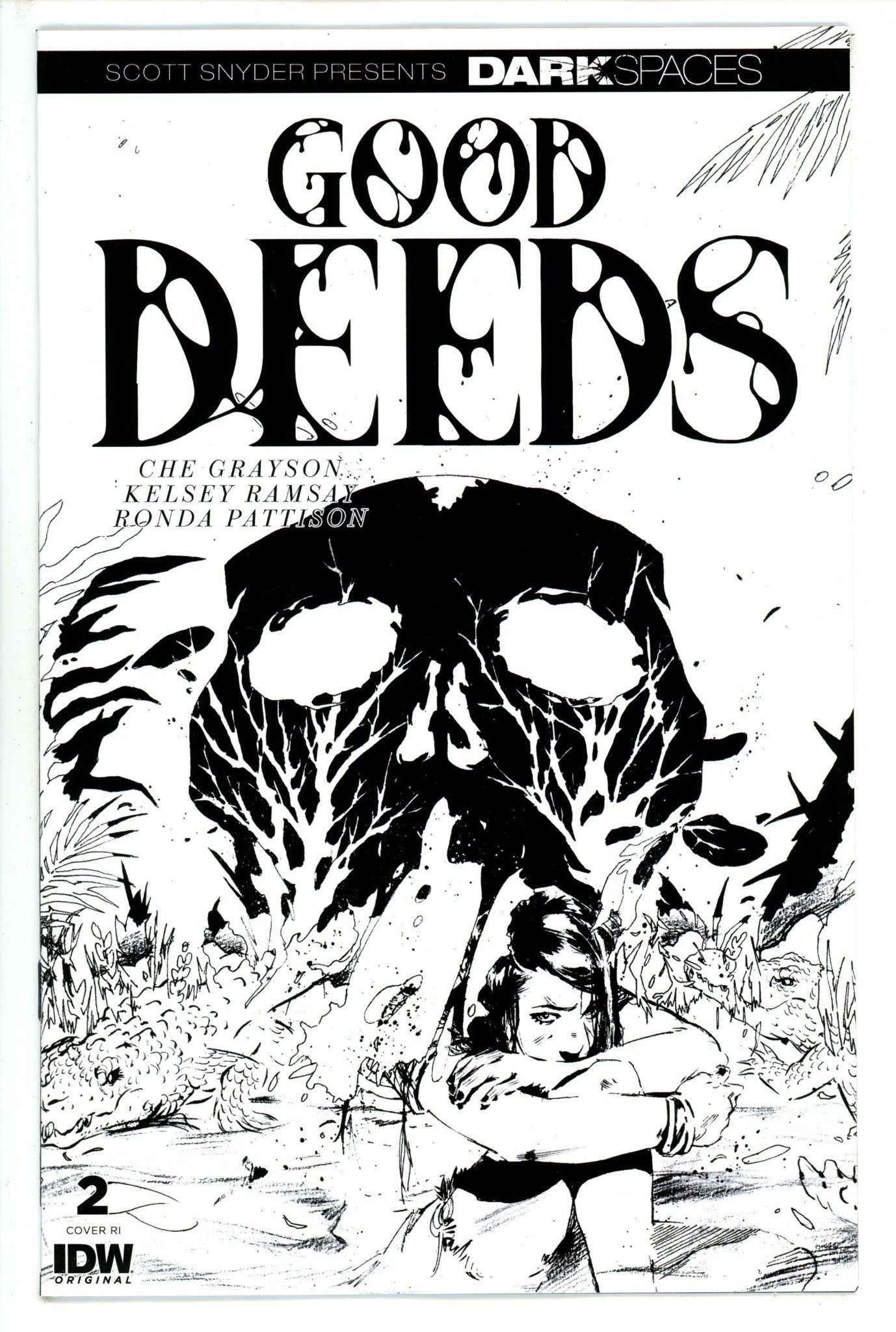 Dark Spaces Good Deeds 2 Ramsay B&W Incentive Variant NM (2023)