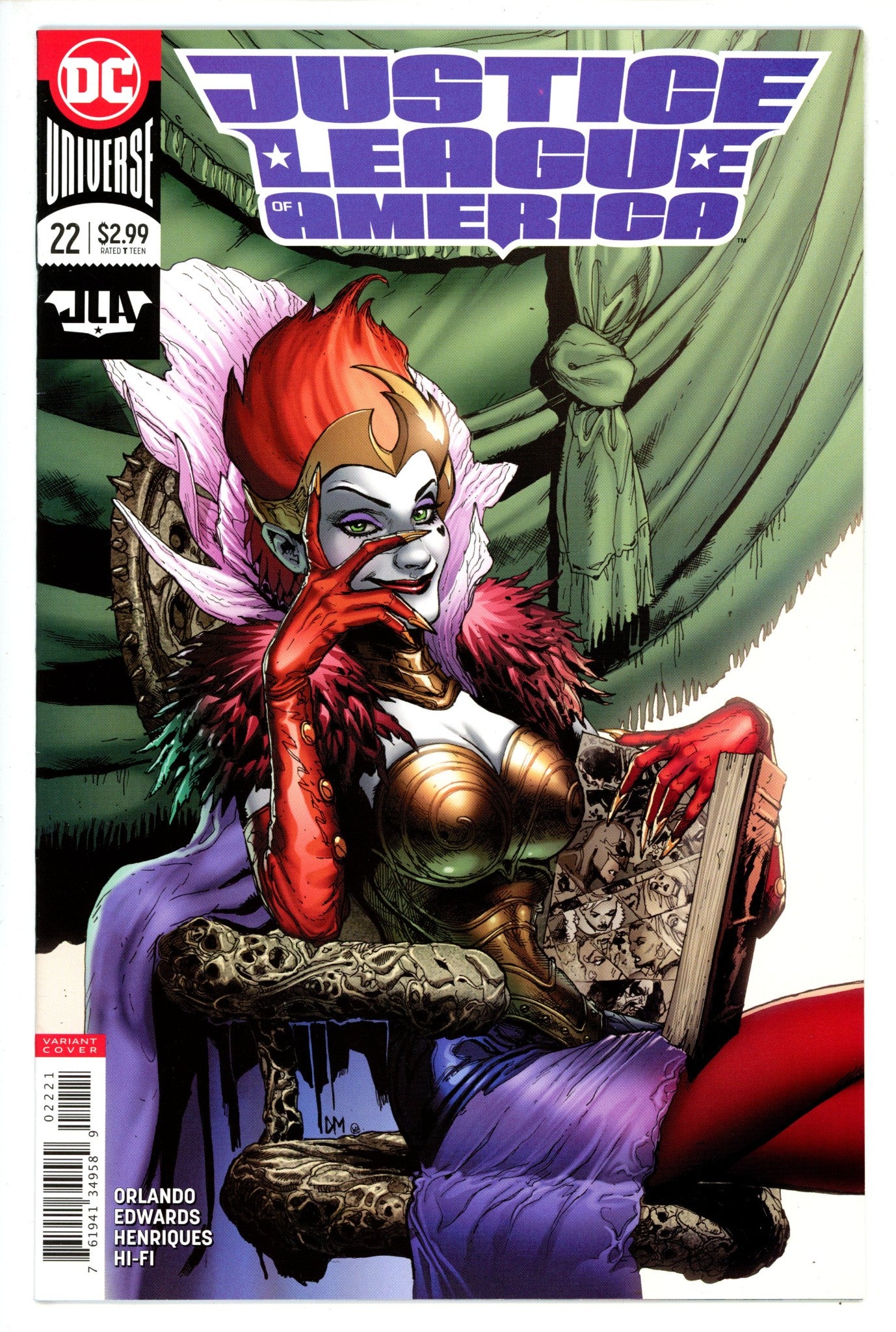 Justice League of America Vol 5 22 Mahnke Variant