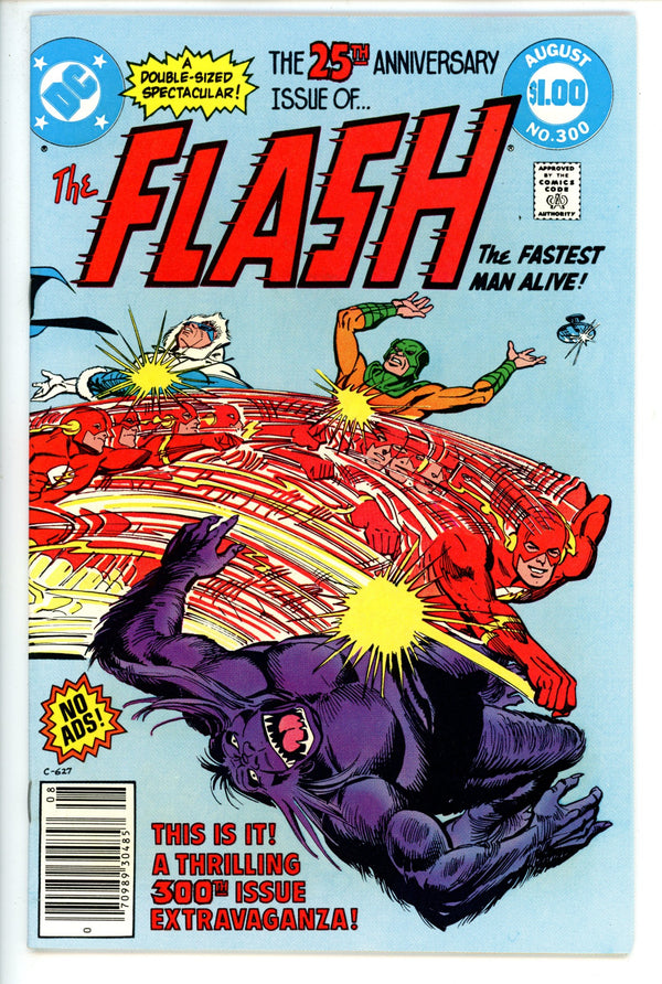 The Flash Vol 1 300 Newsstand VF+