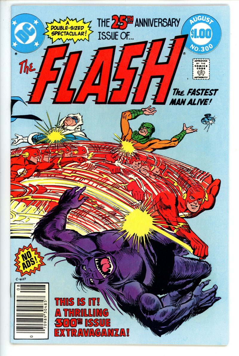 The Flash Vol 1 300 Newsstand VF+