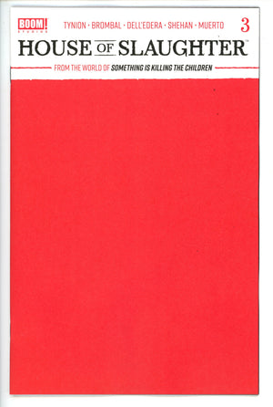House of Slaughter 3 Blank Variant (2021)