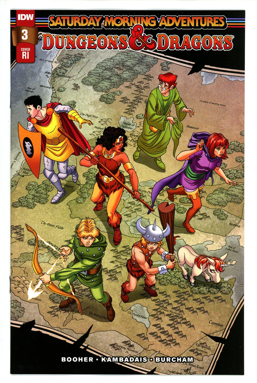 Dungeons & Dragons Saturday Morning Adventures 3 Levins Incentive Variant NM (2023)