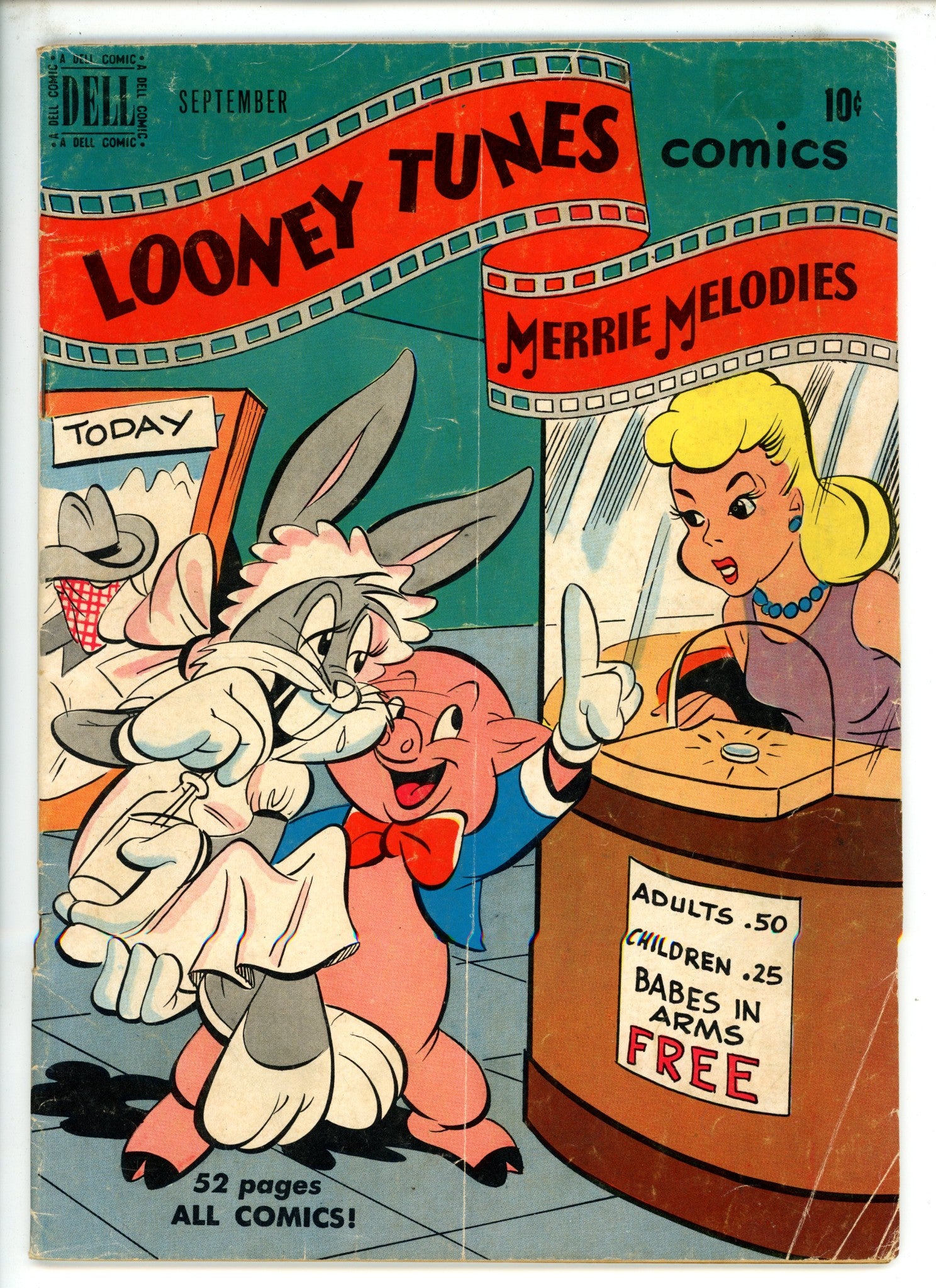 Looney Tunes and Merrie Melodies Comics 107 GD/VG (1950)