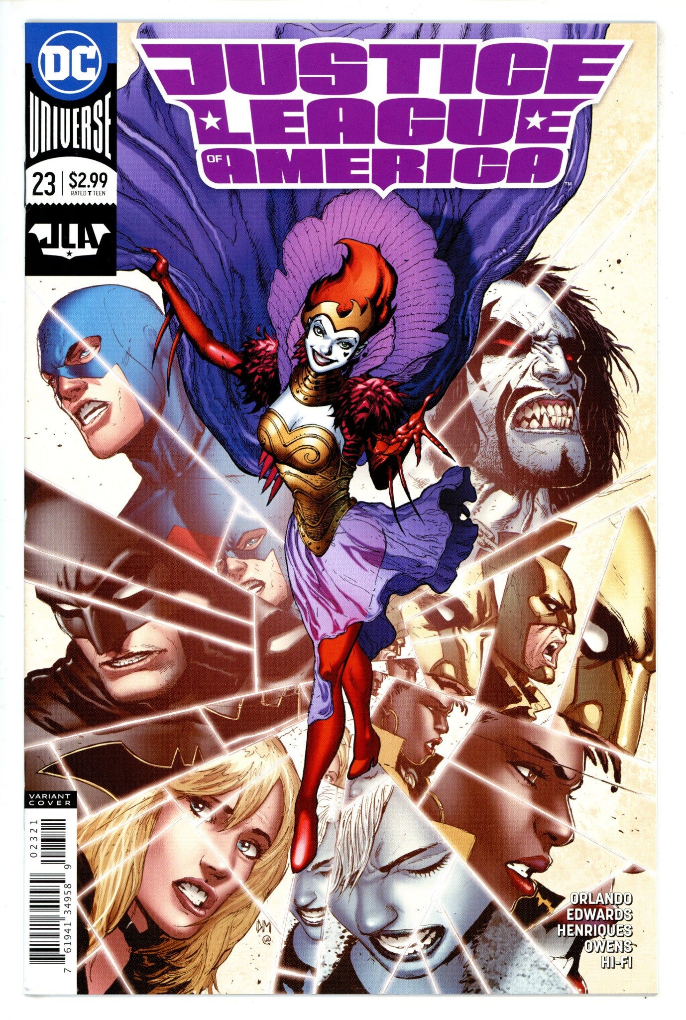 Justice League of America Vol 5 23 Mahnke Variant