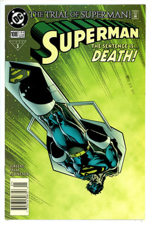 Superman Vol 2 108 Newsstand