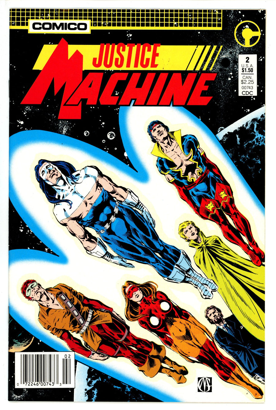Justice Machine Vol 2 2 Newsstand (1987)